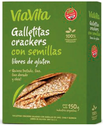 Galletitas saladas con semillas